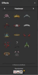 google hangout effects