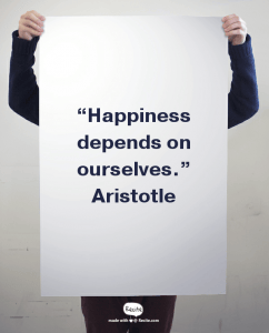happiness-depends-on-ourselves