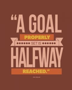 behavior-based goals